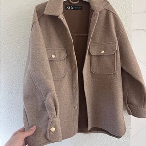 Zara Women's Brown Utility Jacket- NWOT
